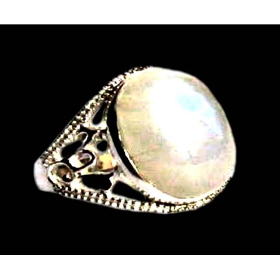 Indian silver jewellery - Indian Labradorite Ring,Silver mens rings