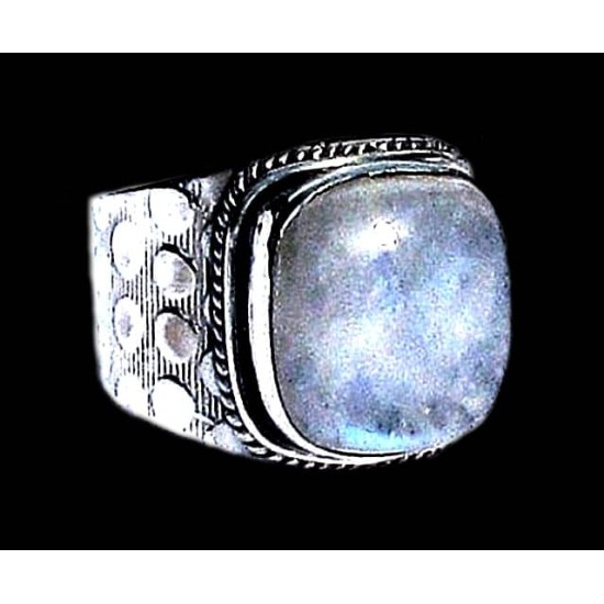 Indian silver jewellery - Indian Labradorite Ring,Silver Mens jewellery