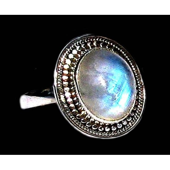 Indian silver jewellery - Indian Labradorite Ring,Indian Rings