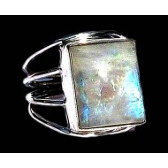 Indian silver jewellery - Indian Labradorite Ring