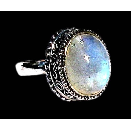 Indian silver jewellery - Indian Labradorite Ring,Indian Rings