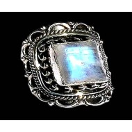 Indian silver jewellery - Indian Labradorite Ring