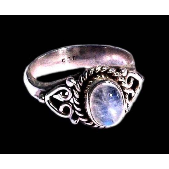 Indian silver jewellery - Indian Labradorite Ring,Indian Rings