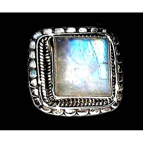 Indian silver jewellery - Indian Labradorite Ring,Indian Rings