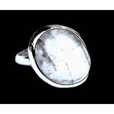 Bague indienne argent et Pierre de Lune - Bijoux indiens Bague indienne argent et Pierre de Lune - Bijoux indiens