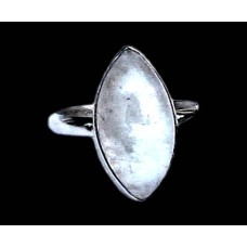 Bague indienne argent et Pierre de Lune - Bijoux indiens Bague indienne argent et Pierre de Lune - Bijoux indiens