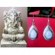 Indian silver jewellery - Indian Labradorite Earrings,Indian Earrings