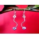 Indian silver jewellery - Indian Labradorite Earrings,Indian Earrings