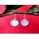 Boucles d Oreilles indiennes Pierre de Lune - Bijoux Inde,Boucles d Oreilles indiennes