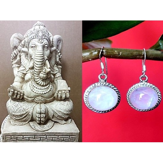 Indian silver jewellery - Indian Labradorite Earrings,Indian Earrings