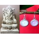 Indian silver jewellery - Indian Labradorite Earrings,Indian Earrings