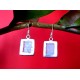 Indian silver jewellery - Indian Labradorite Earrings,Indian Earrings