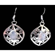 India silver jewellery - Indian Labradorite Earrings