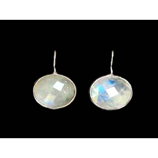 Indian silver jewellery - Indian Labradorite Earrings,Indian Earrings