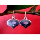 Indian silver jewellery - Indian Labradorite Earrings,Indian Earrings