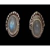Indian silver jewellery - Indian Labradorite Earrings