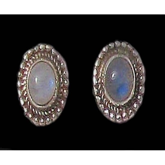 Indian silver jewellery - Indian Labradorite Earrings,Indian Earrings