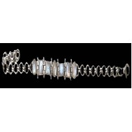 Bracelet indien argent et Pierre de Lune - Bijoux indiens