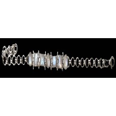 Bracelet indien argent et Pierre de Lune - Bijoux indiens Bracelet indien argent et Pierre de Lune - Bijoux indiens