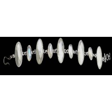 Bracelet indien argent Pierre de Lune - Bijoux indiens Bracelet indien argent Pierre de Lune - Bijoux indiens