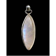 Pendentif indien argent et Pierre de Lune - Bijoux indiens