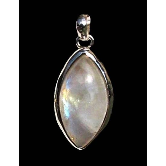 Indian silver jewellery - Indian Labradorite Pendant,Indian Pendants