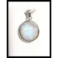 Silver Indian Pendant and Labradorite - Indian Jewelry