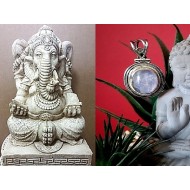 Silver Indian Pendant and Labradorite - Indian Jewelry