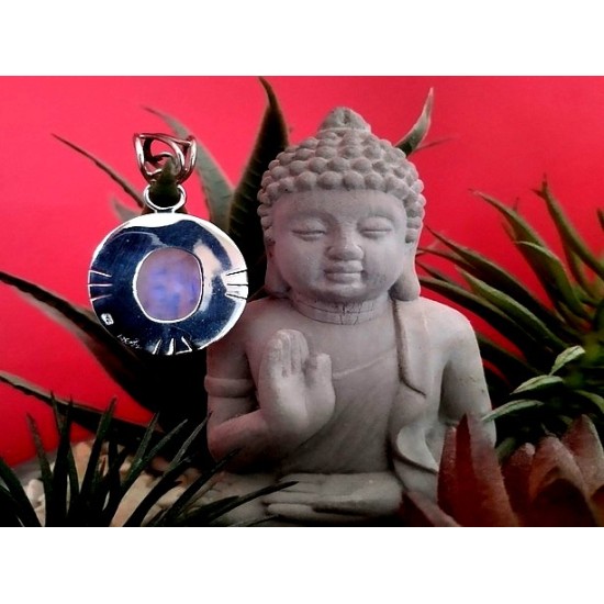 Indian silver jewellery - Indian Labradorite Pendant,Indian Pendants