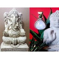 Silver Indian Pendant and Labradorite - Indian Jewelry