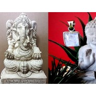 Silver Indian Pendant and Labradorite - Indian Jewelry