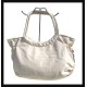 Ladies handbag - handbag Light Beige color,White-Beige hand bags