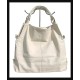 Ladies handbag - handbag Light Beige color,White-Beige hand bags