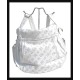 Ladies handbag - Handbag White light color,White-Beige hand bags