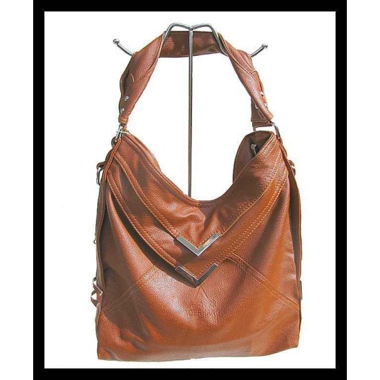 Ladies handbag - handbag Brick,Orange hand bags