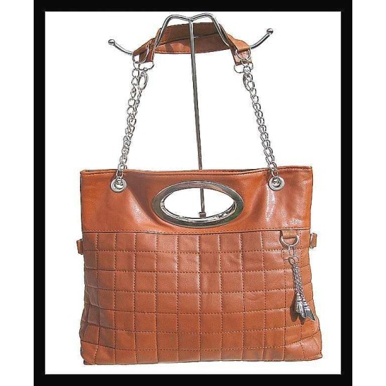 Ladies handbag - handbag Brick,Orange hand bags