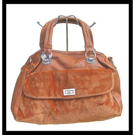 Ladies handbag - handbag Brick,Orange hand bags