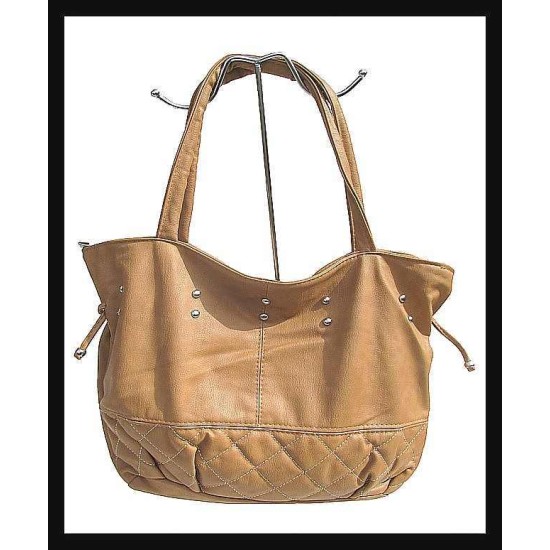 Ladies Handbag - Handbag Camel, Brown hand bags