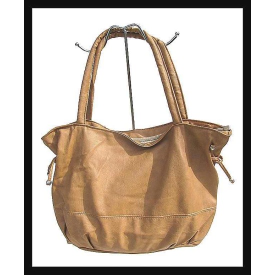 Ladies Handbag - Handbag Camel, Brown hand bags