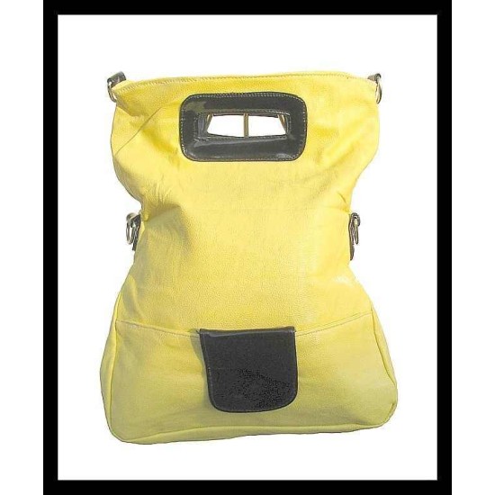 Ladies handbag - handbag Yellow, Yellow-Mustard hand bags