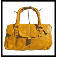 Ladies handbag - handbag Yellow-Mustard