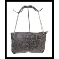 Ladies handbag - handbag Dark brown color