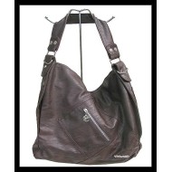 Ladies handbag - handbag Brown-Prune