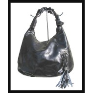 Sac à main femme - sac à main Noir Brillant