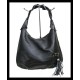 Ladies handbag - handbag Black dull, Balck hand bags