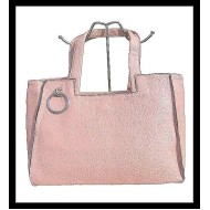Ladies handbag - handbag Pink