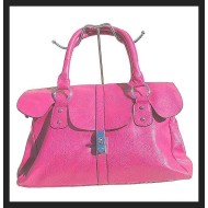 Ladies handbag - handbag Fushia-pink
