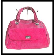 Ladies handbag - handbag Fushia-pink