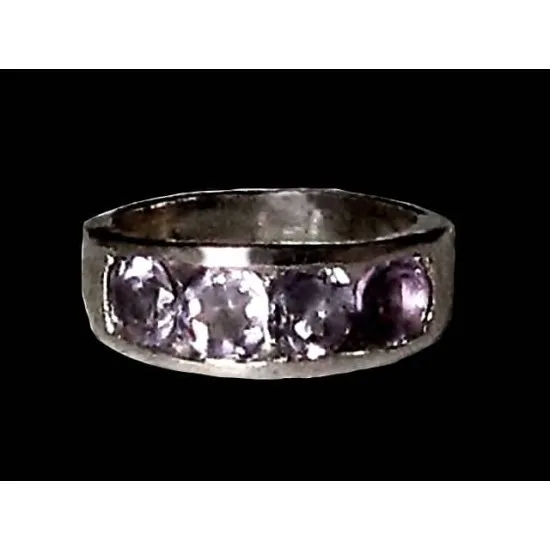 Indian silver jewelry - Indian Amethyst Ring (BG-AM-607) Indian silver jewelry - Indian Amethyst Ring,Indian rings