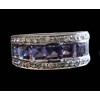 Bague argent rhodié Améthyste naturelle Bague argent rhodié Améthyste naturelle
